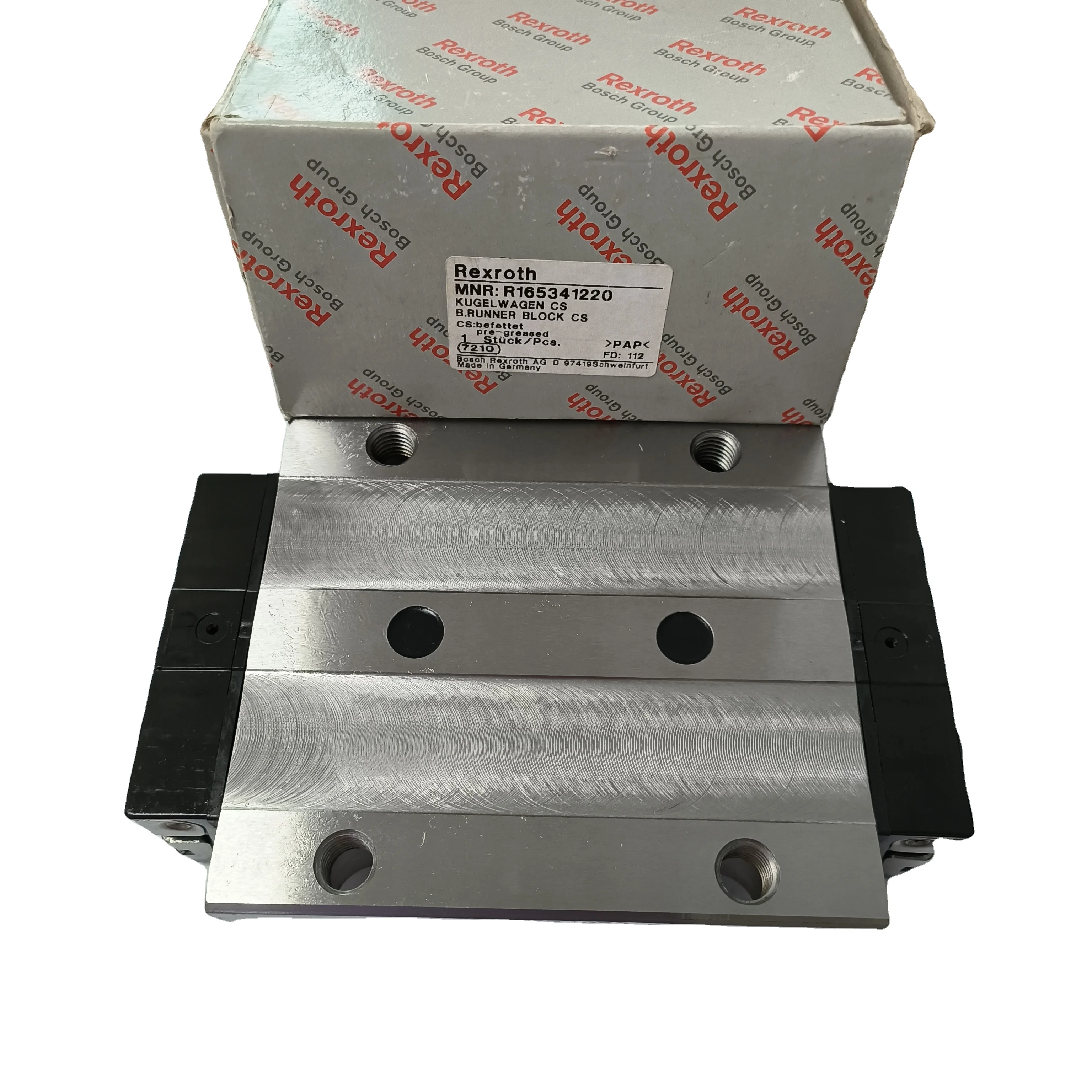 Rexroth Rail Linear Guides R165341220 CNC Machine and Routers Linear Guideway Block R1653 412 20