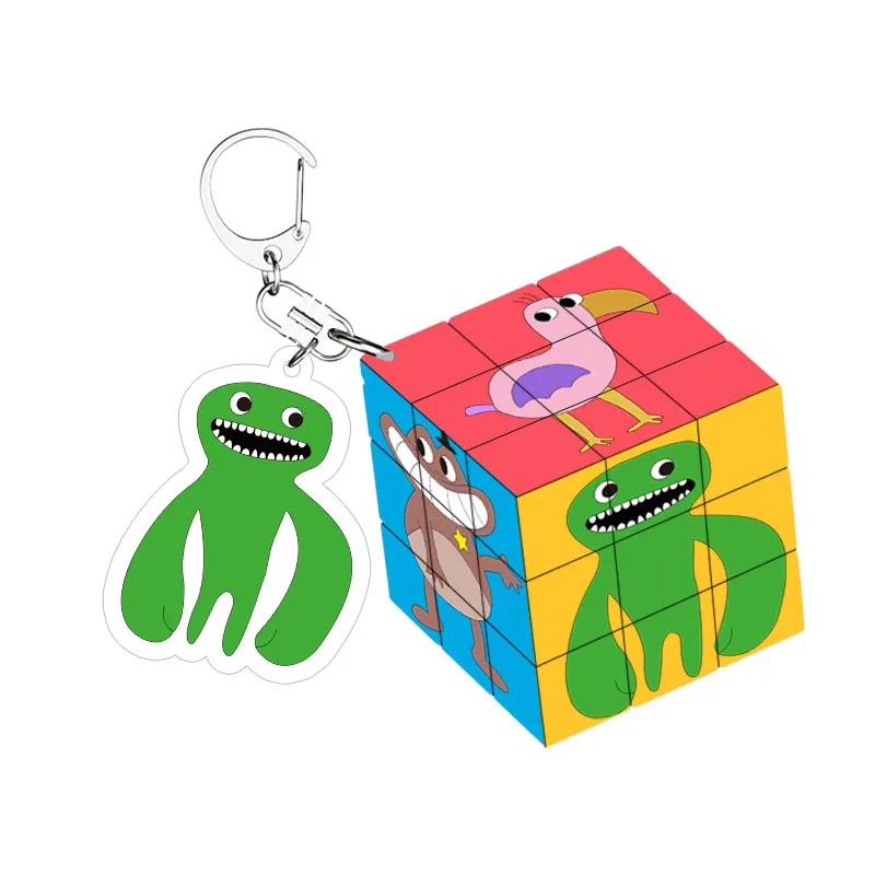 New product benben three stage pendant high-definition printed advertising pattern bag car keychain gift