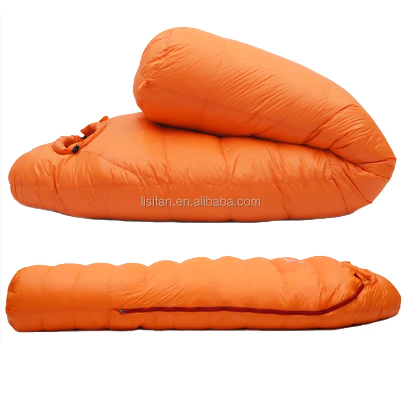 Extreme Cold Mountaintop Duck Down Warm Travel Hiking Sleeping Bag Manufacturer