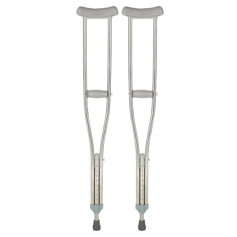 Medical Crutches For Sale Under Arm Crutches For Adults Stainless Steels  Armpit Bracket Axillary Crutches Underarm