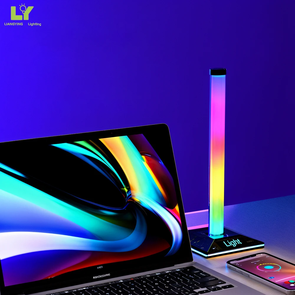 Новый Rgb меняющийся умный настольный светильник новый Rgbic Настольный Standingco