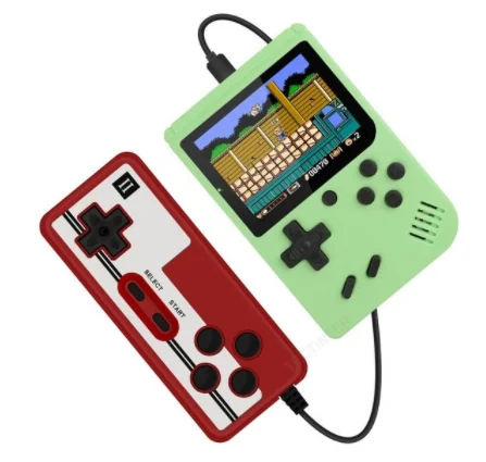 Retro Portable Mini Handheld Video Game Console 8-Bit 3.0 Inch Color LCD Kids Color Game Player Built-in 500 games