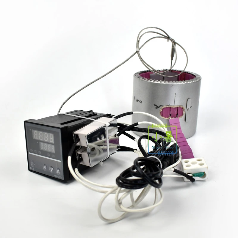 Slight heat electric industrial band ceramic heater with molding insulators and extruder