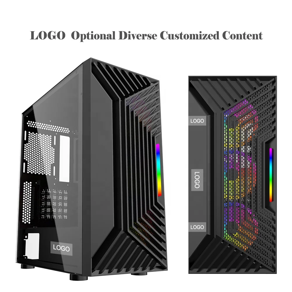Оптовые фабрики миниатюрный игровой корпус для настольного компьютера micro atx matx rgb игрового ПК