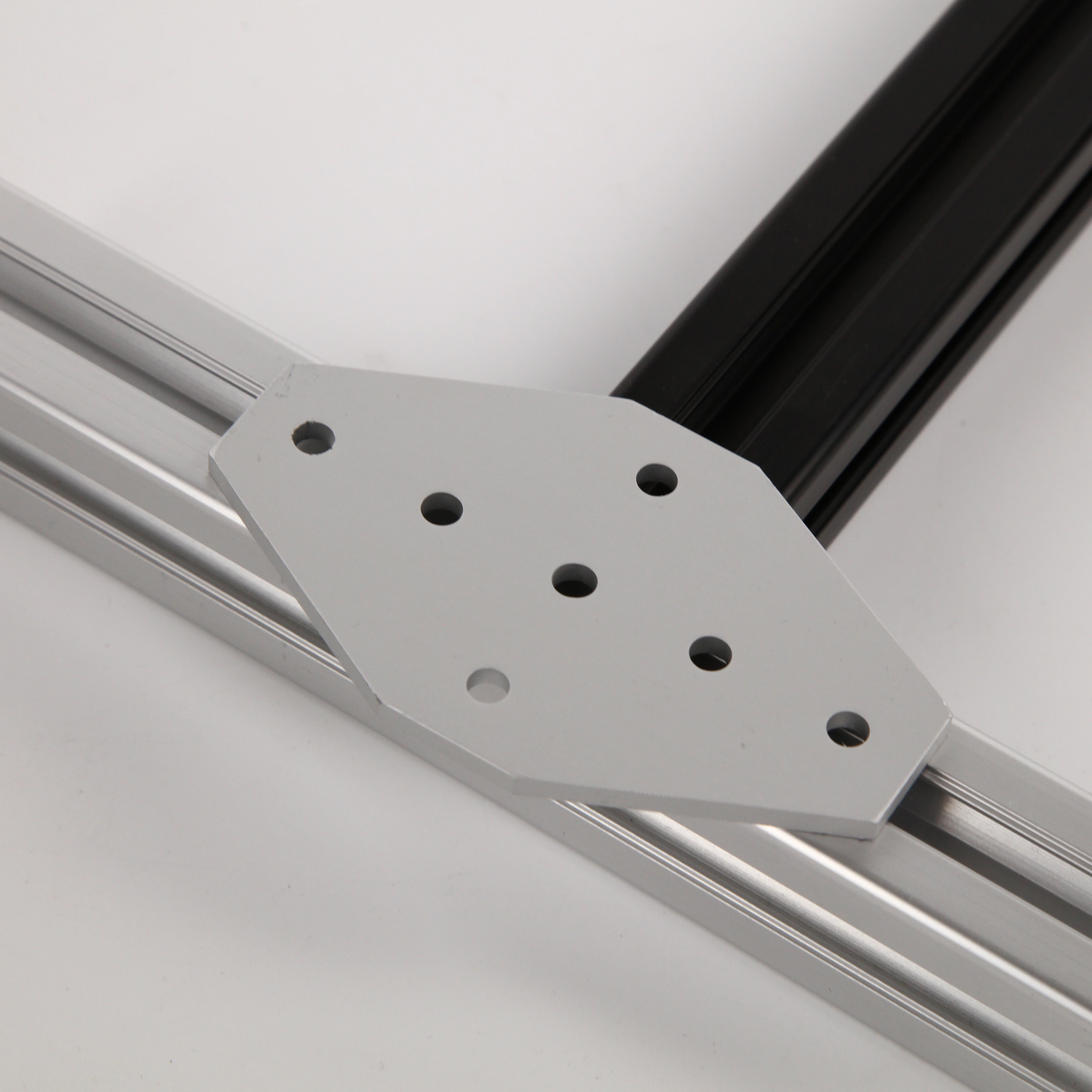 150x90 mm Aluminium 7 Hole 3030&3030 Cross Joining Plate Connecting for T-slotted Profile Making Assembly