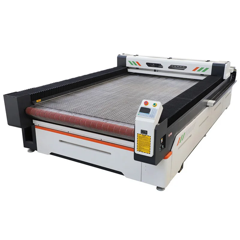 High efficiency 1830 Fabric Co2 Laser Cutting Machine With Autofeeding System for cutting fabric