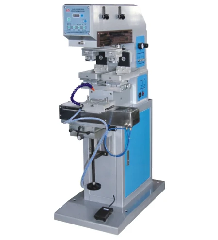 2 colors rubber pad head far printing machine for pvc ball and skateboard wheels