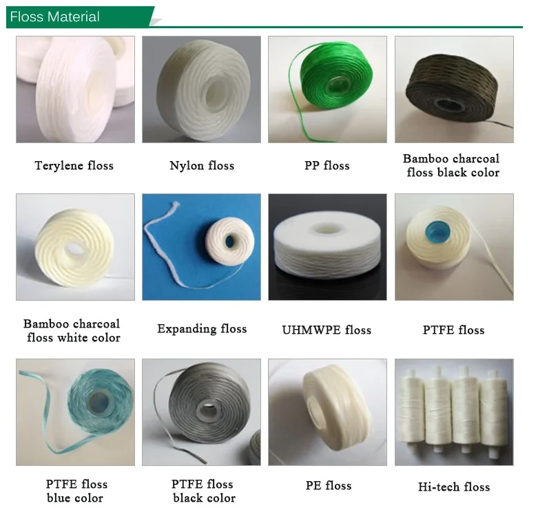 Factory Supply Customized LOGO  20M  Nylon Tooth  Flosser Dental Floss