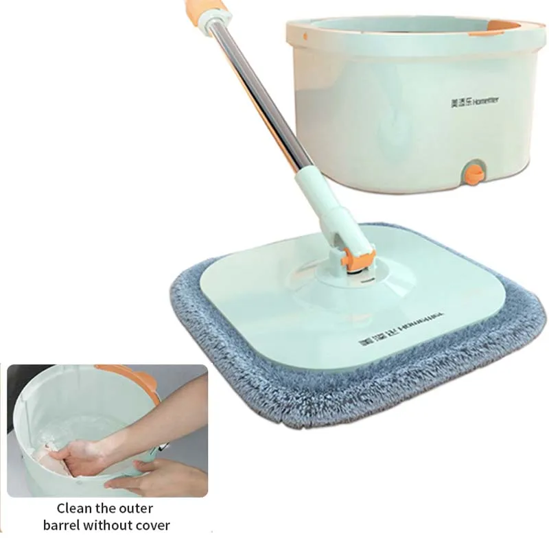 High Quality Dust Mop Long Flat Floor Cleaning Mop Head With best selling  flat mop microfiber squeeze