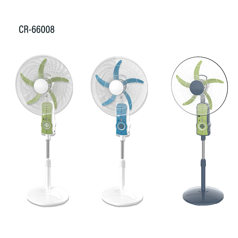 18 Inch USB Solar Rechargeable Standing Fan High Speed Big Electric Adjustable Safe Portable Velocity Multiple Size Fan DC
