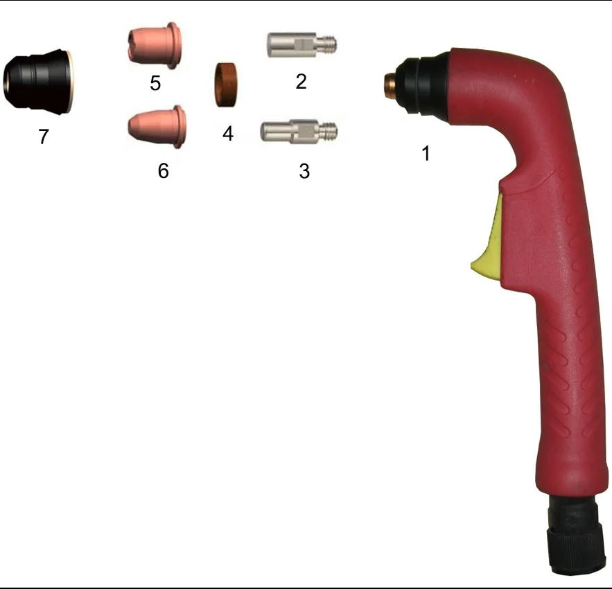 S45 Electrode PR0010 Trafimet Plasma Electrode for S45 Consumables