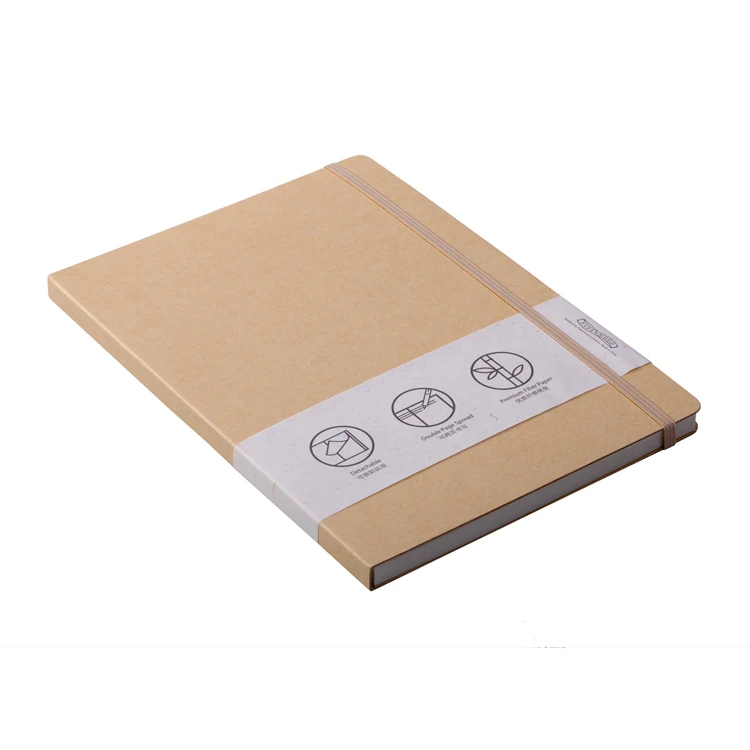 Notebook Manufacturer Custom Perfect Binding Bamboo Cover School Supplies Blank Notebook Diary