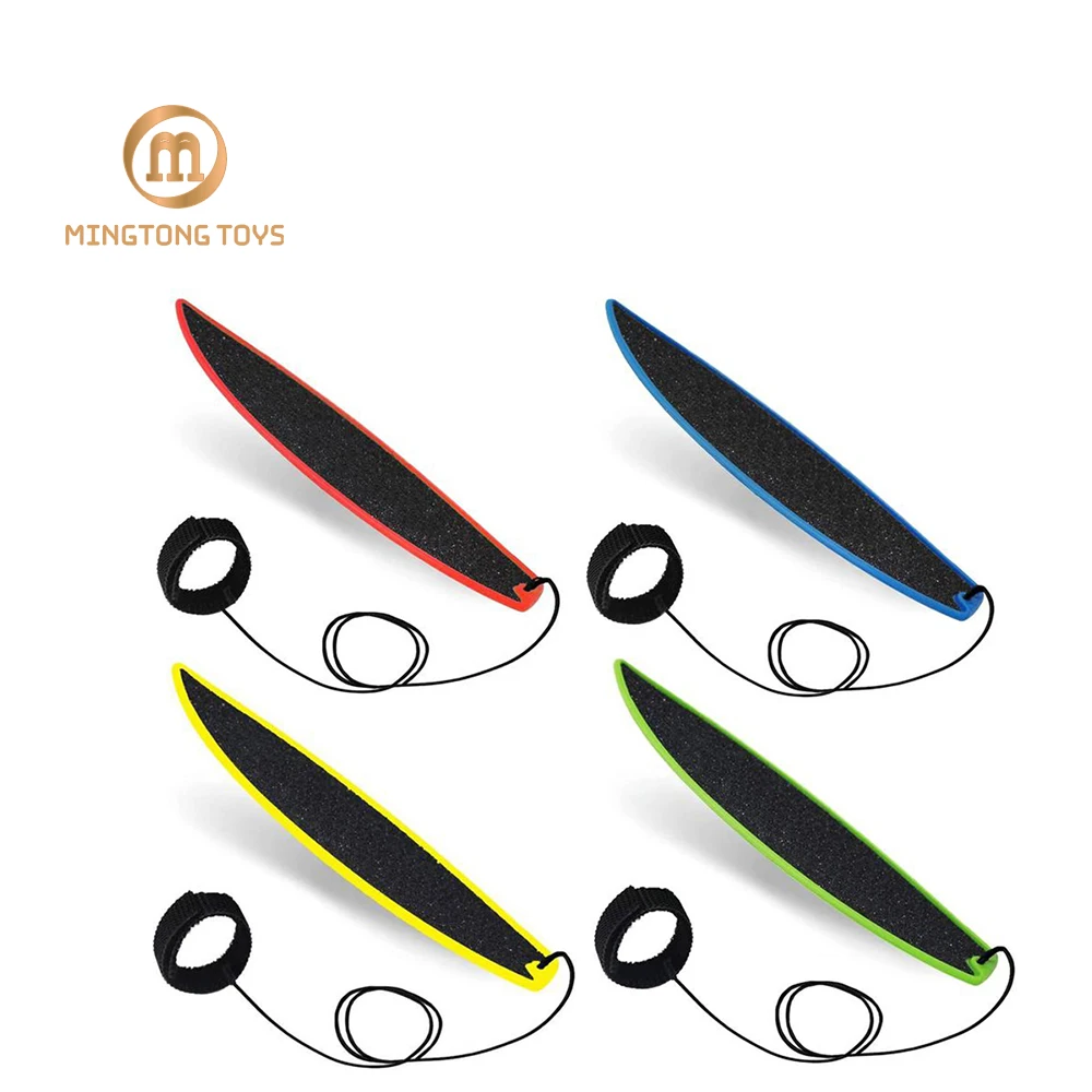 Portable Detachable Plastic Fastest Blank Fingerboard Toy Mini Skateboard Car Hand Ring Finger Surfing Board