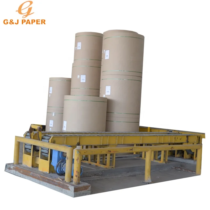 Top Sale Jumbo Roll Black Kraft Liner Paper