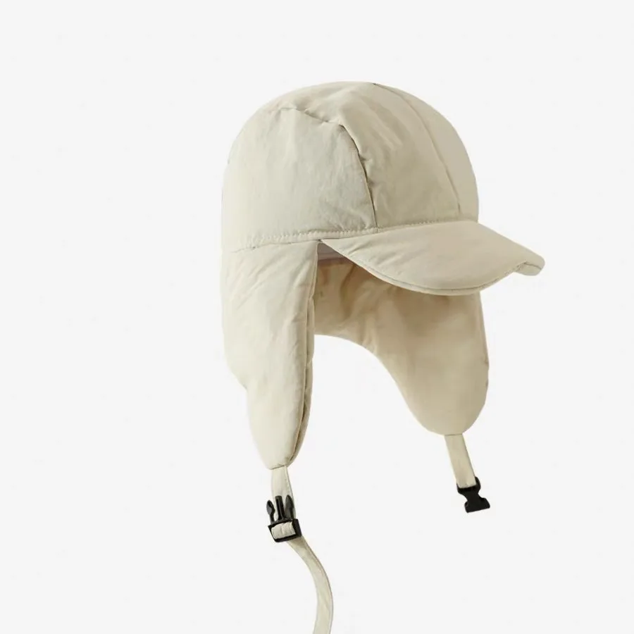 Custom Fleece Trapper Hat Cold Winter Brim Ear Flap Cycling Ski Snow Windproof Knitted Winter Hat