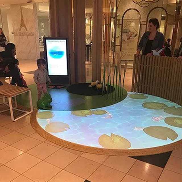 Multimedia 3D Video Interactive Floor Projector Game,Smart Projection Large Screen Interactive Games For Wedding,Restaurant,Mall
