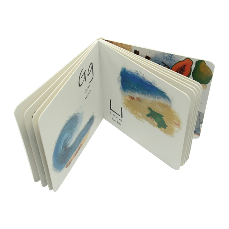 Guangdong Supplier Custom Design Children Story Cardboard Kids Education Board Book Eco-friendly Offset Printing Film Lamination