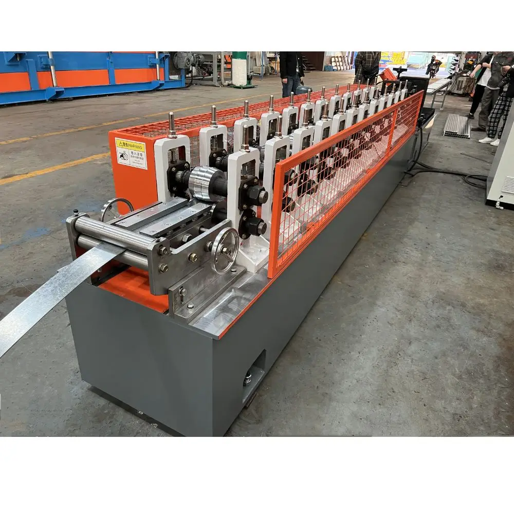 New 0.8mm-2.0mm Thickness GI Steel Reinforcement Profiles Support C U Lip Channel Roll Forming Machine for PVC UPVC Windows