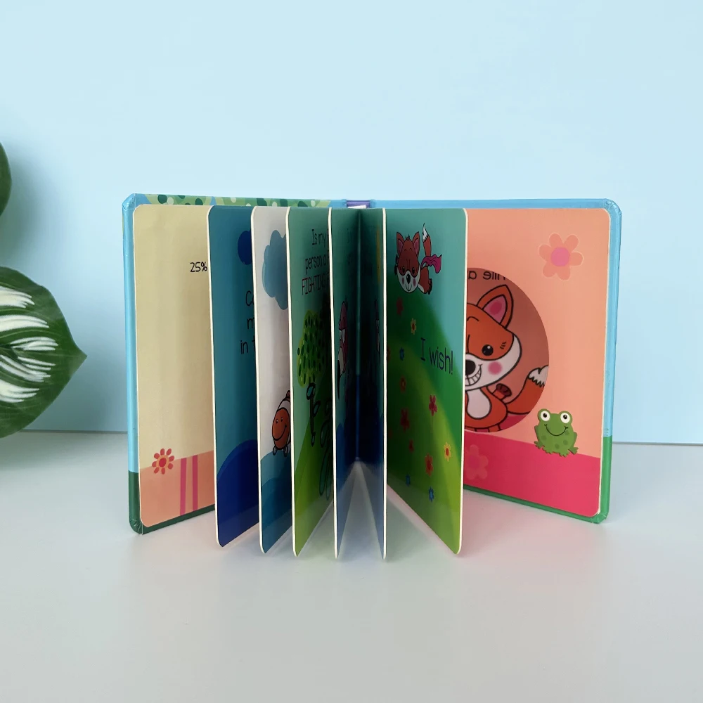 Publishers in china cheap print book on demand custom full color hardcover children board book printing