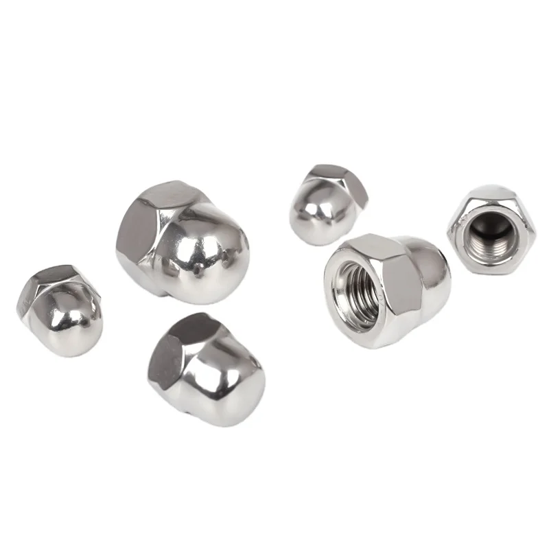 Stainless Steel  Hex Domed Nuts DIN 1587 Hexagon Dome Cap Nut