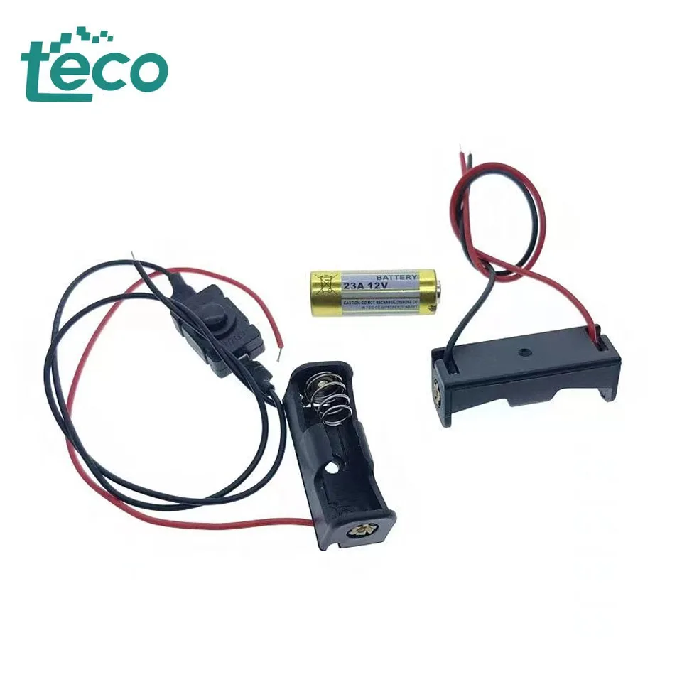 12V 23A держатель батареи с переключателем и кабелем аккумуляторной батареи