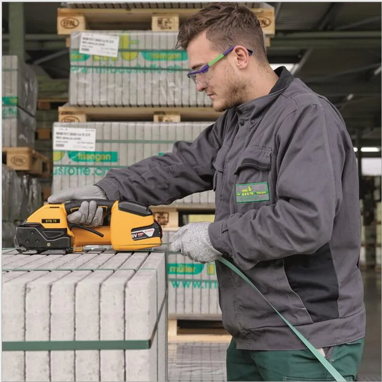 STRAPEX STB73 Electric poly strapping tensioner tools handheld battery strapping machine