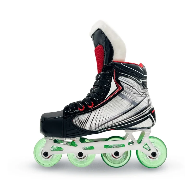 Newest Published Goalie skates Inline Roller Hockey skate boots  Inline roller hockey goalie equipment