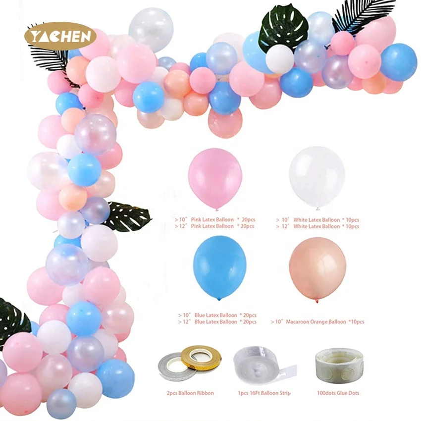  Трубка боросиликатного 2021 Горячий тренд 110 шт./пакет baby shower пол показывают воздушные шары комплект