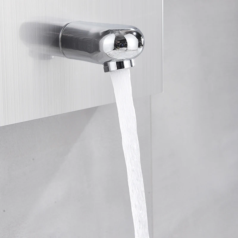 
Yizon Shower Column Panel Brushed Nickel Black Wall Mount Massage Jets Para Bathroom Shower Douche Digital Display Shower Head 