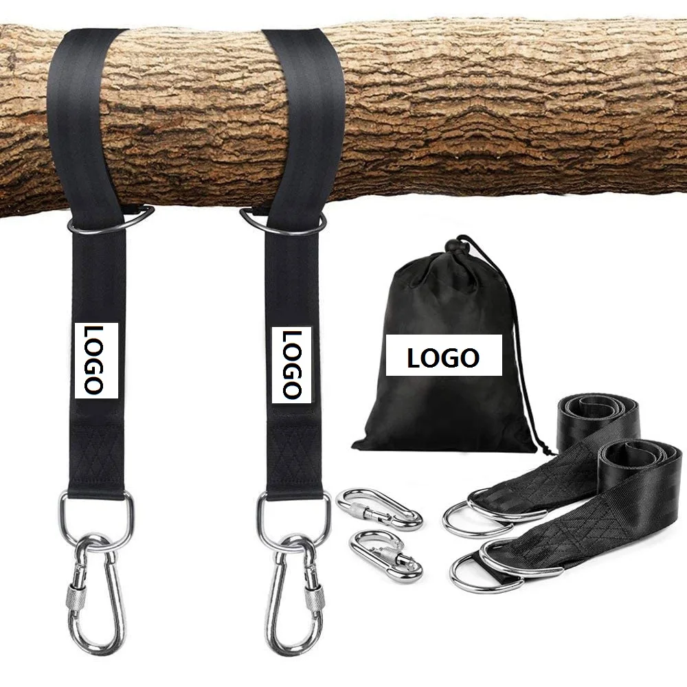 
Adjustable tree swing hanging kit strong polyester swing straps outdoor hammock tree straps 
