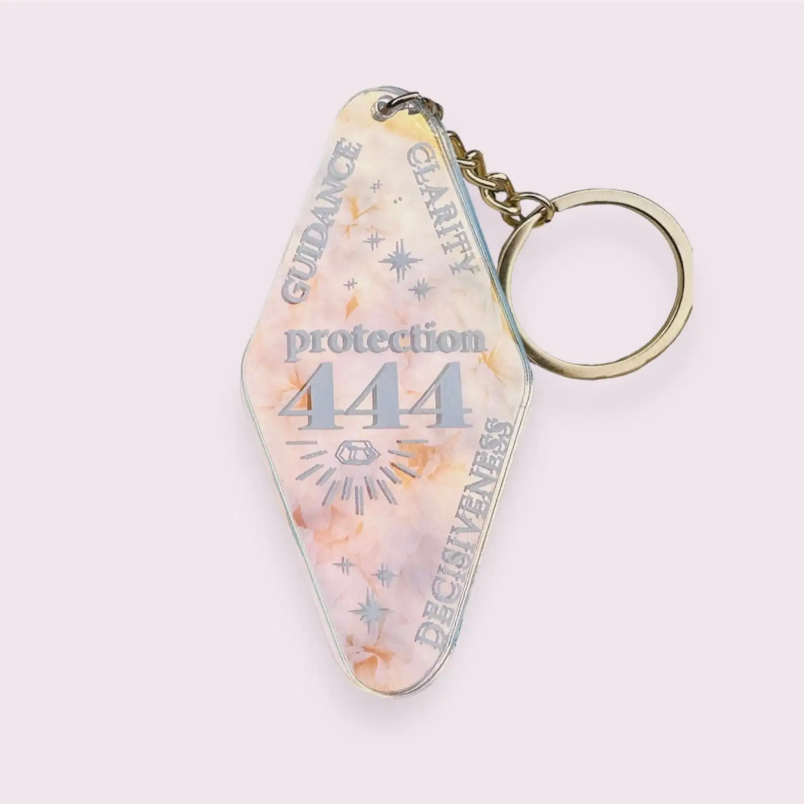 You are Loved Plastic Keychains Custom Fashion Hanging Accessories White Color Decoration Clear Acrylic Keychain For accessories