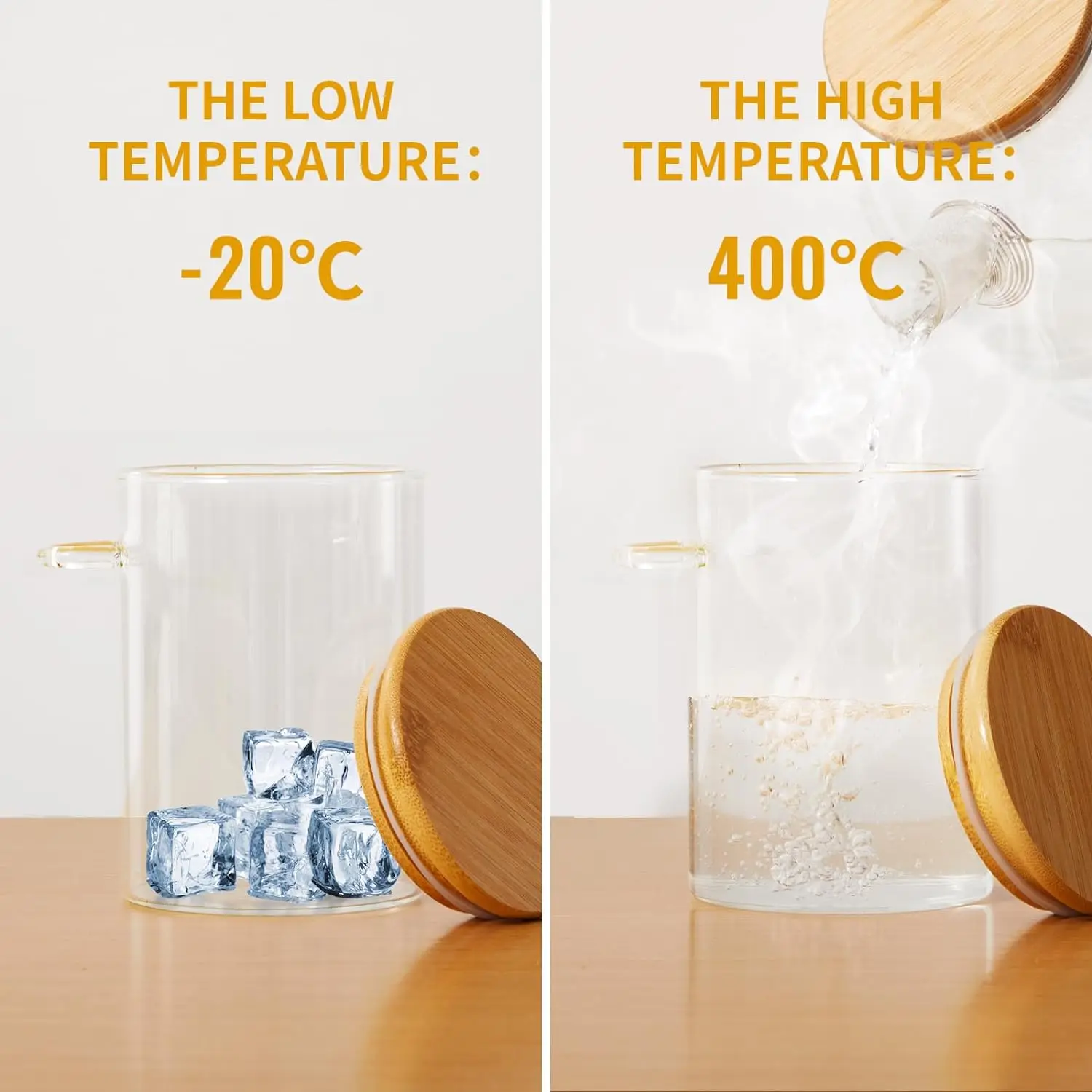 Set of 6 Glass Jars 20 OZ Airtight Large Glass Spice Jars  with Lids and Spoons for Coffee, Tea, Sugar, Spices, Beans