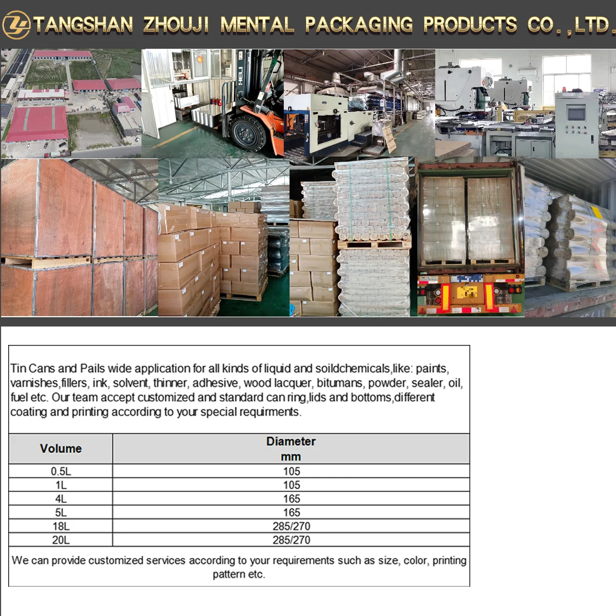 1 Liter Metal Square Round Tin Can For Paint With Lids Body Welding Empty Paint Buckets 1L /Gallon Factory Clear paint Cans