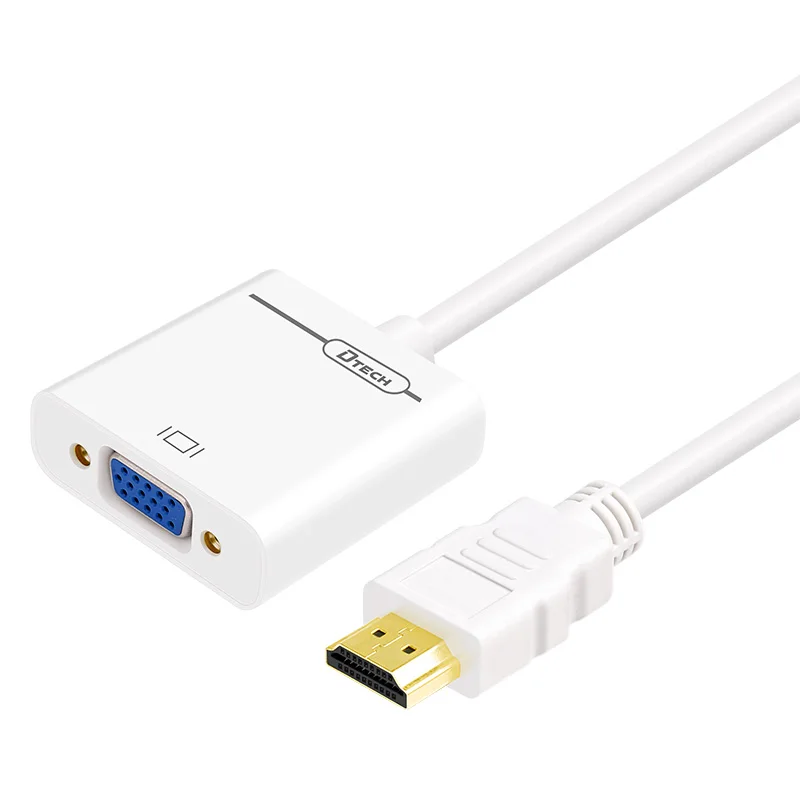 Китай производитель папа-мама адаптер кабель HDMI в VGA конвертер
