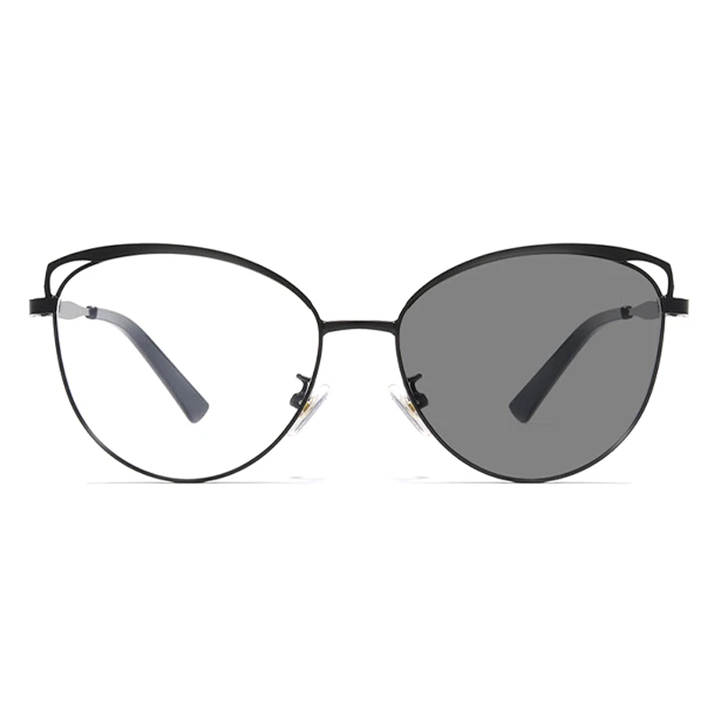 1958 Cat Eye Vintage Photocromic 2 in 1 Besi Frame Computer Photochromic Anti Radiasi Optical Glasses Frames