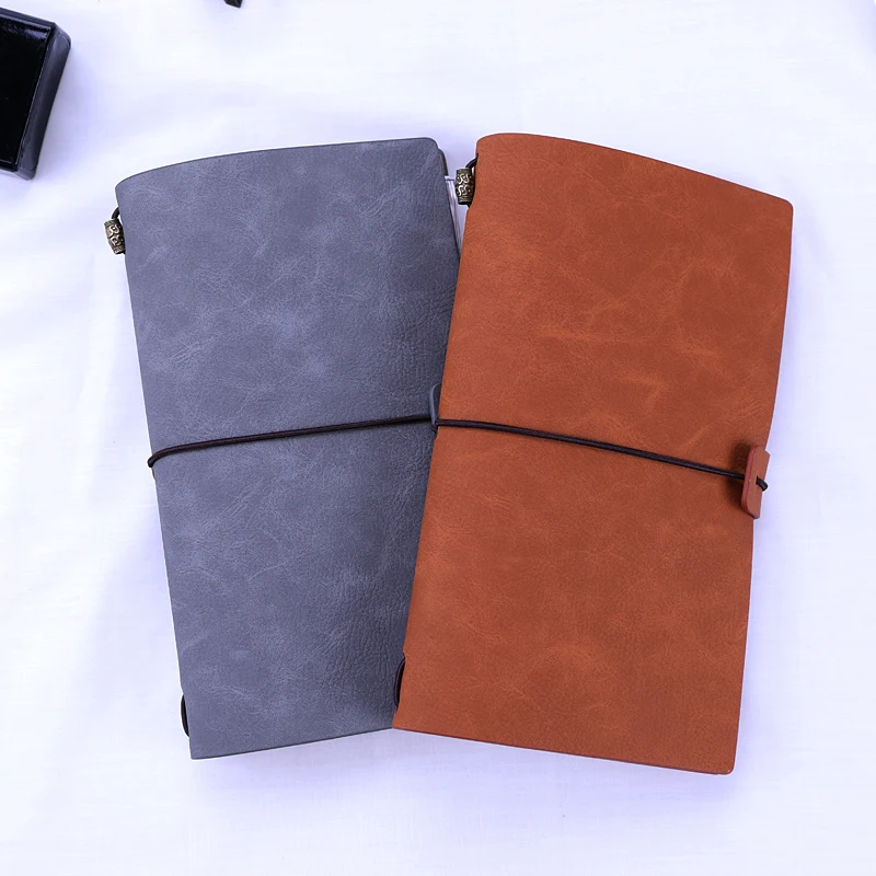 Low MOQ Luxury Journal Hardcover Leather Notebook Diary Planner Gift Set For Office Stationery