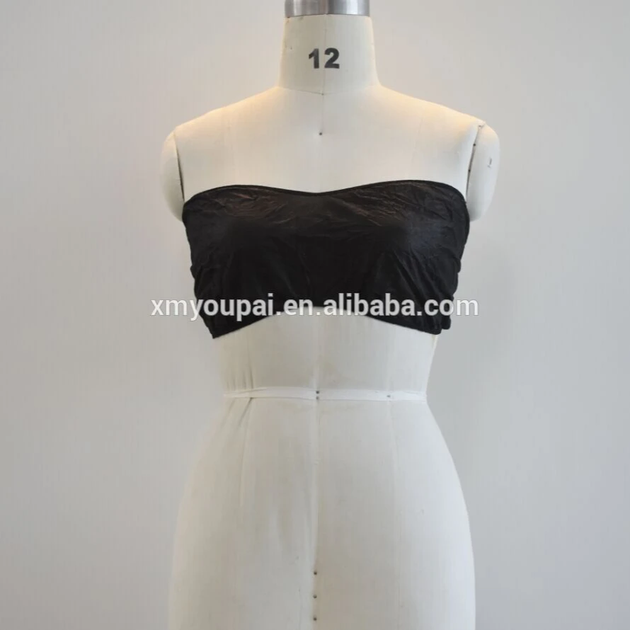 Нетканые одноразовые бюстгальтеры для женщин, женские бюстгальтеры для загара с трусиками