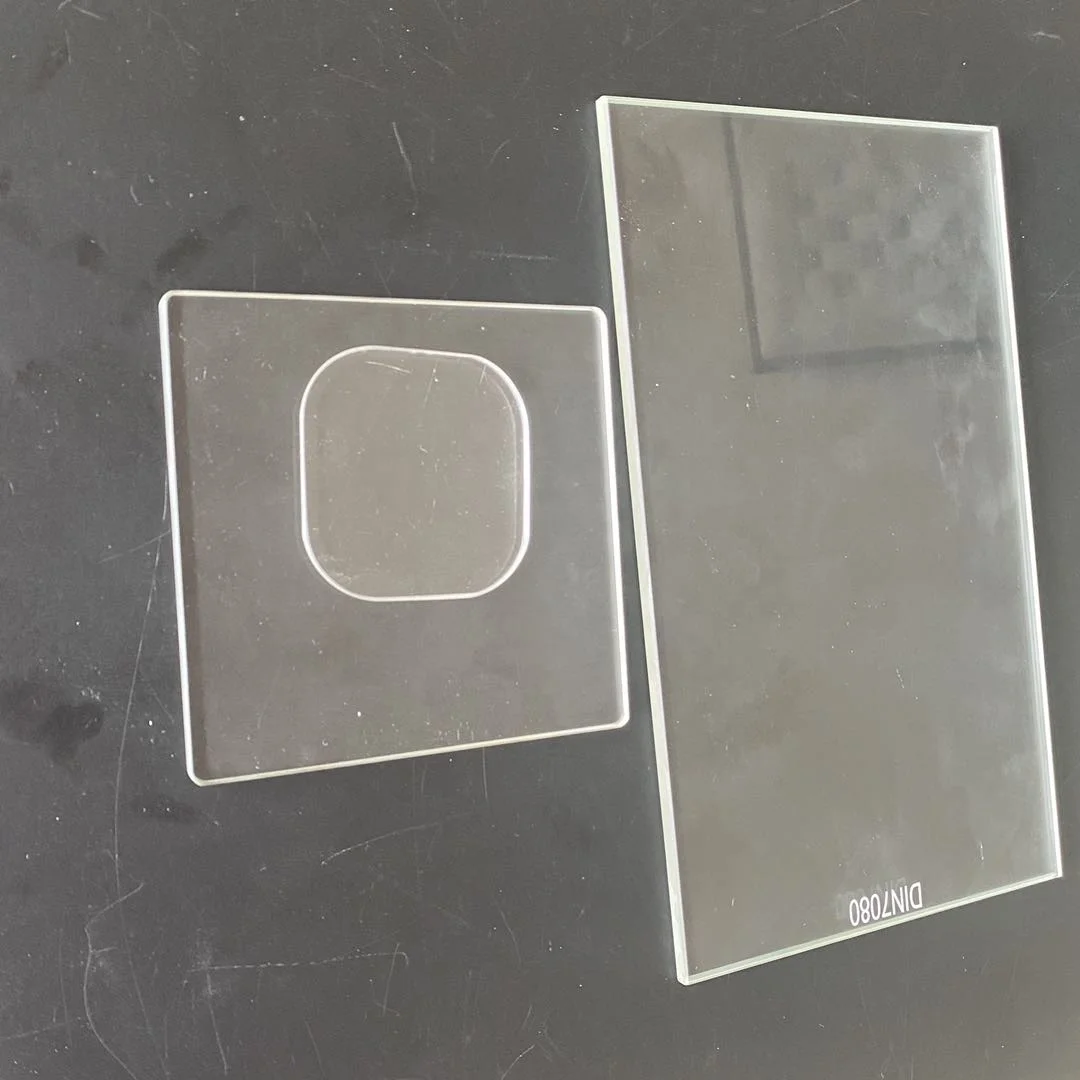 High quality high temperature resistant clear flat borosilicate 3.3 glass for 3d printer