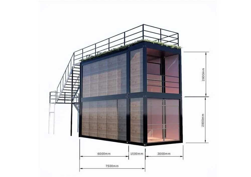 House Use and Sandwich Panel Material prefab manufactured mobile Homes