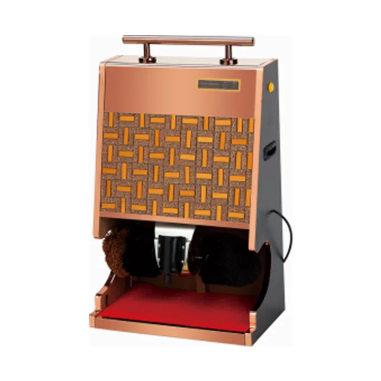 Convenient induction type automatic shoe polishing machine inside and outside the home office