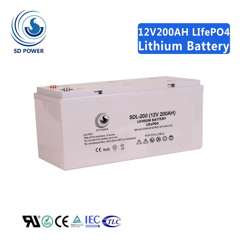 
long life lipo 200ah lifepo4 12v with bms 