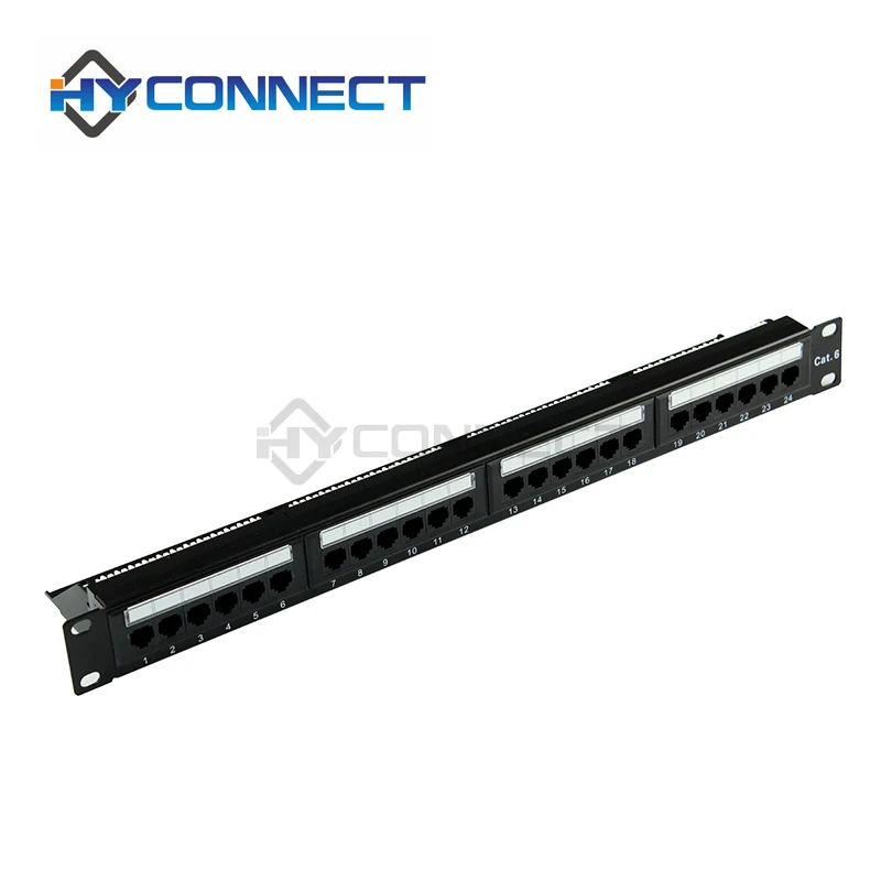1U сетевой кабель UTP cat6 24-портовая сталь