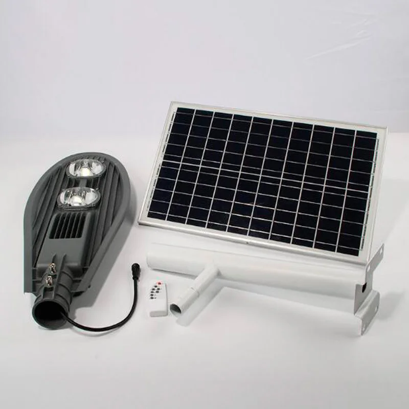 Solar powered cob led street light outdoor 50W 100W 150W 200W 300W with Remote Controller
