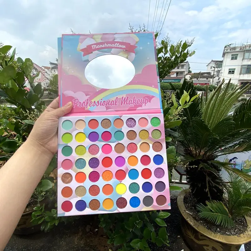 Cute cartoon rabbit 56 colors makeup eyeshadow palette