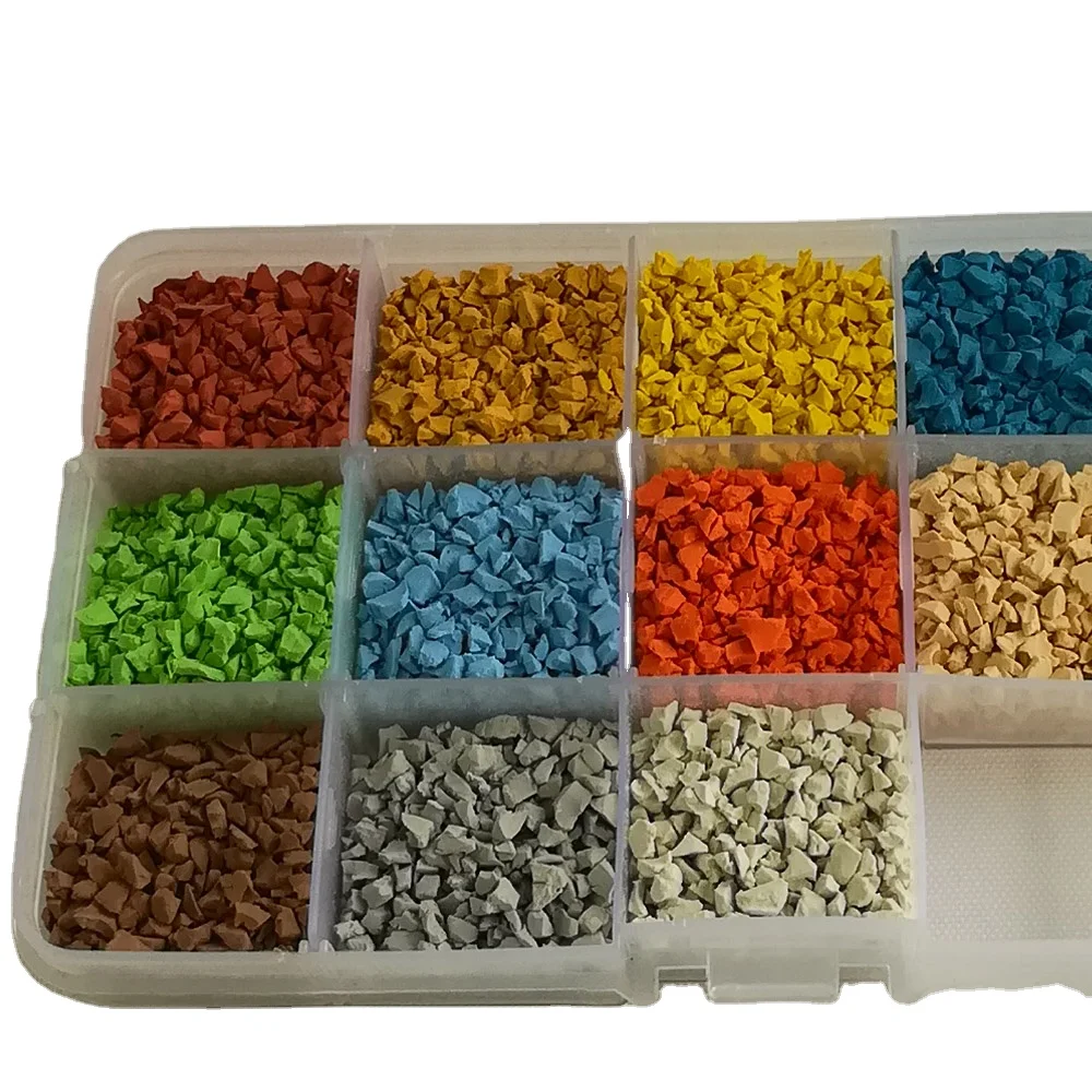 Высококачественные цветные гранулы из переработанной резины EPDM по более низкой цене
