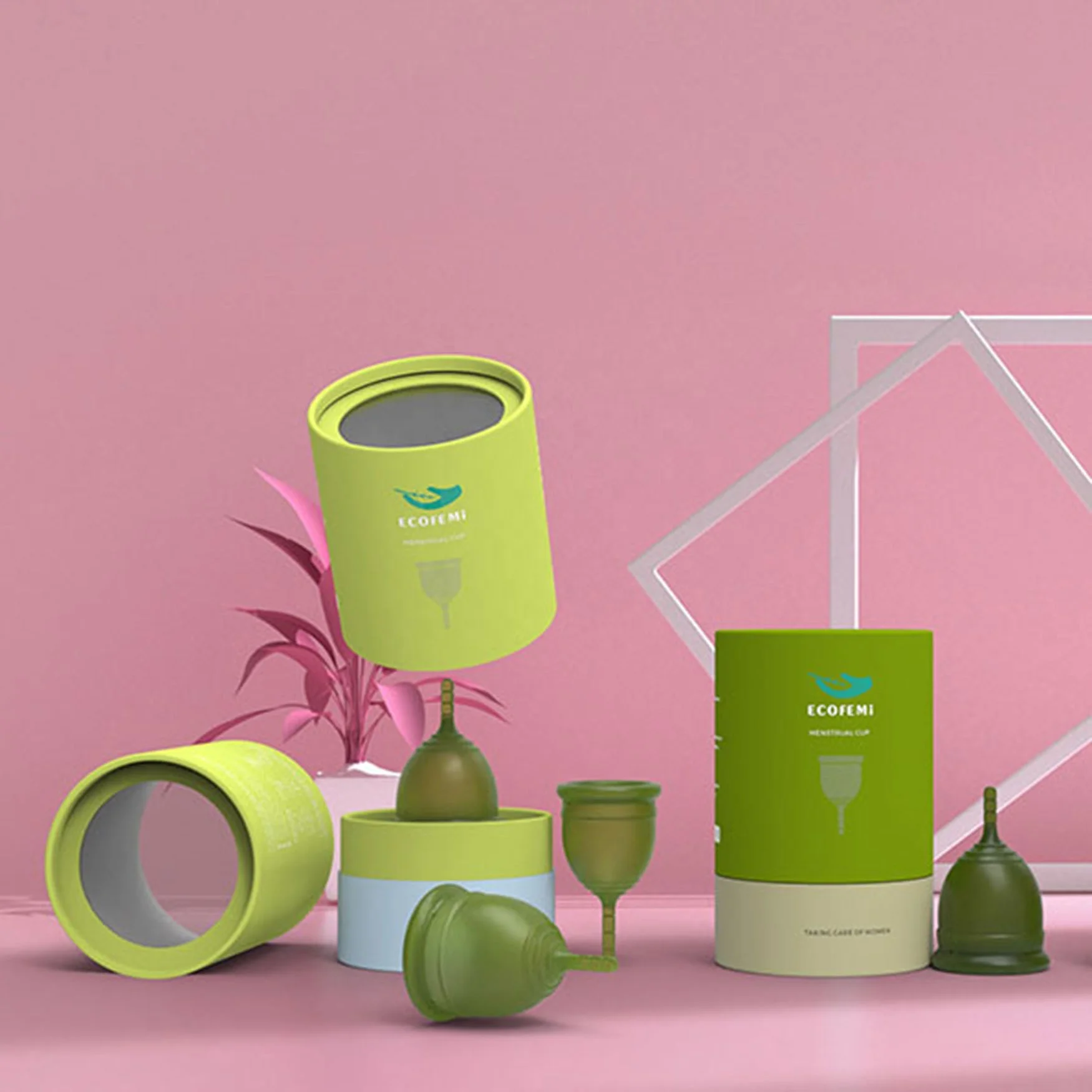 Luxury Box Customizing Support Eco-friendly Soft 100% Medical Silicone Copas Menstruales Period Cup For Girls