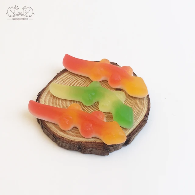 From China Wholesale Custom Funny Shape Sweet Sour Jelly Fudge Gummy Candy