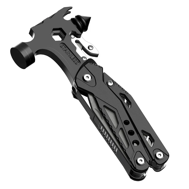 Открытый складной многофункциональный инструмент для выживания безопасный молоток