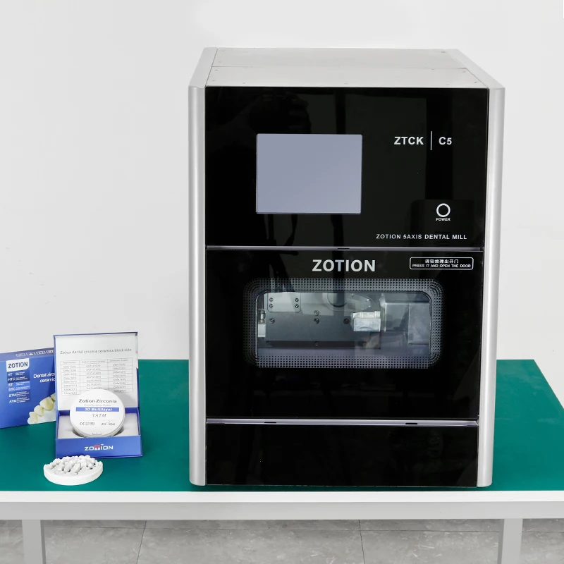ZOTION  CAD CAM 5 Axis Dry Dental Zirconia Blocks  Milling Machine from Manufacturer