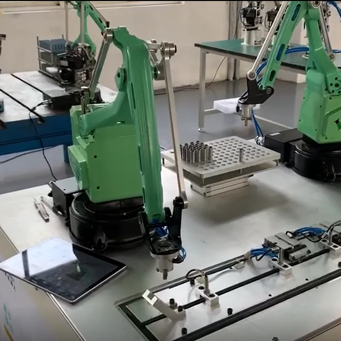 Automation industrial robotic manipulation industrial 4 axis mini robotic arm